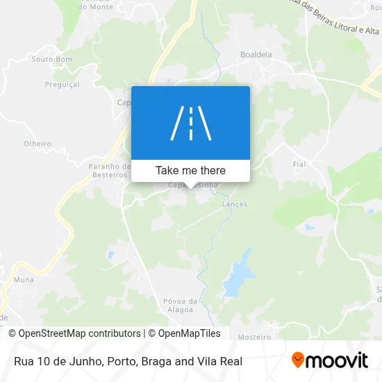 Rua 10 de Junho map