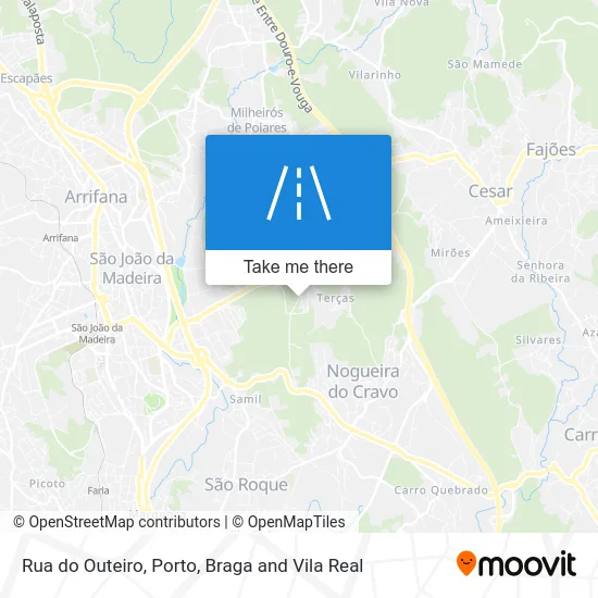 Rua do Outeiro map