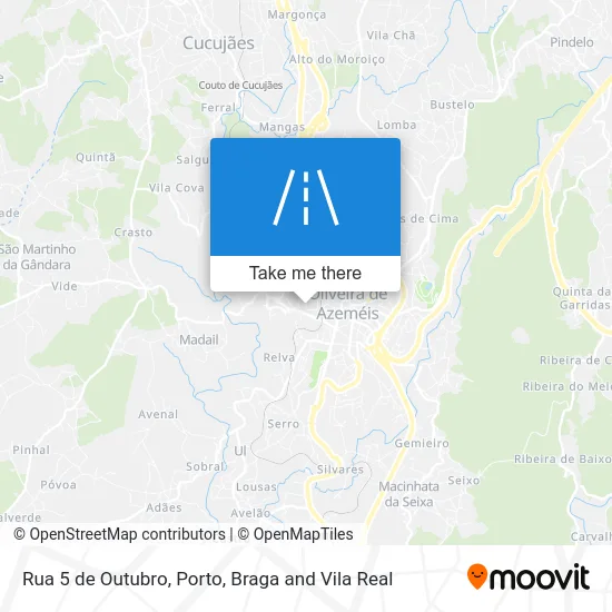 Rua 5 de Outubro map