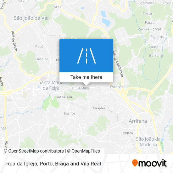 Rua da Igreja map