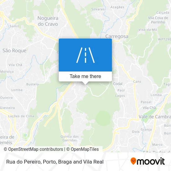 Rua do Pereiro map