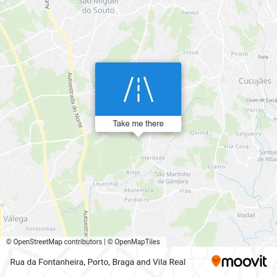 Rua da Fontanheira map