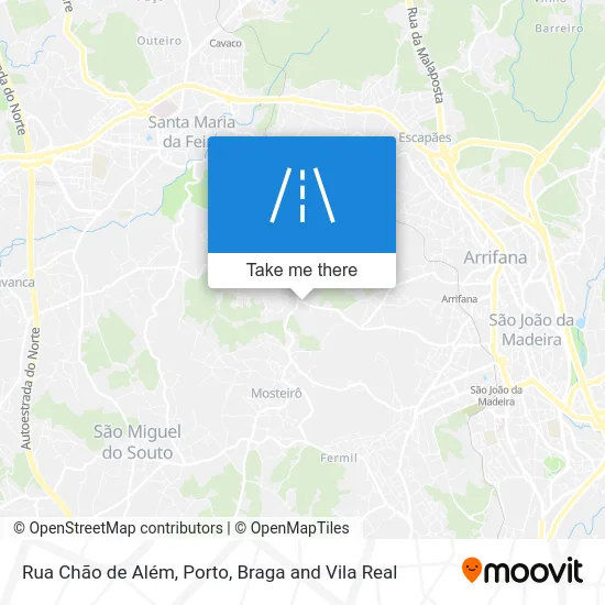 Rua Chão de Além map