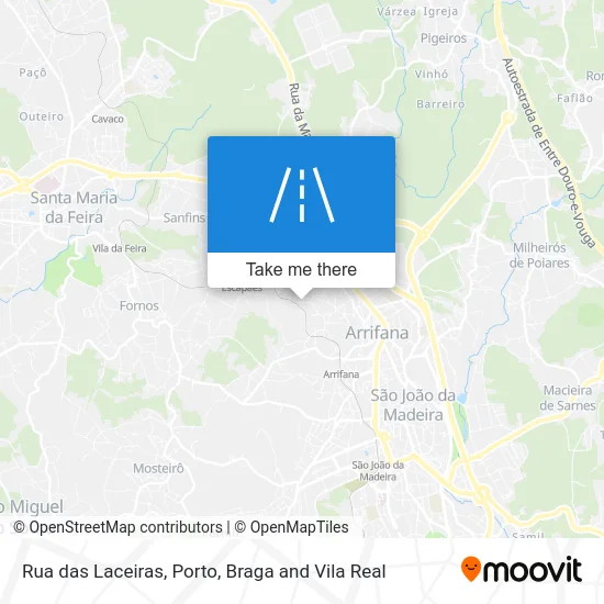 Rua das Laceiras map
