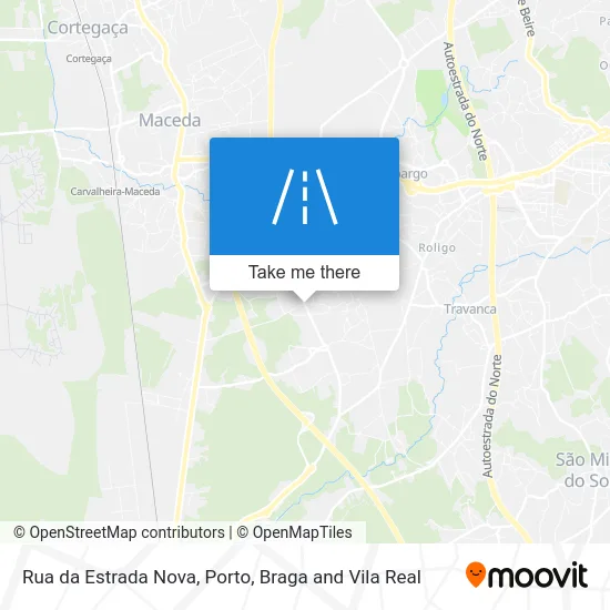 Rua da Estrada Nova map