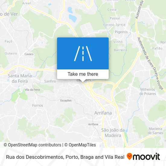 Rua dos Descobrimentos map