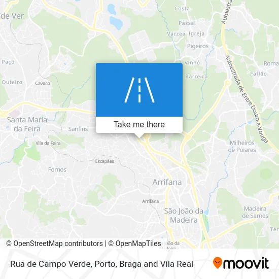 Rua de Campo Verde map