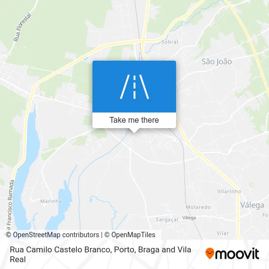 Rua Camilo Castelo Branco map