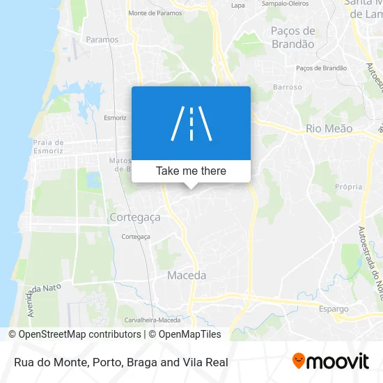 Rua do Monte map