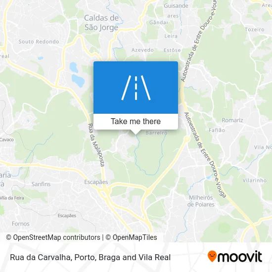 Rua da Carvalha map