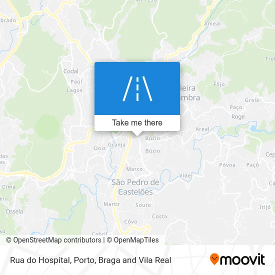 Rua do Hospital map