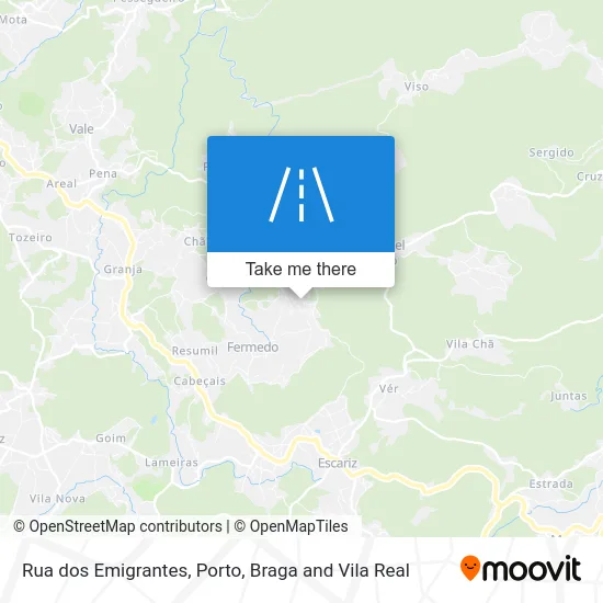 Rua dos Emigrantes map
