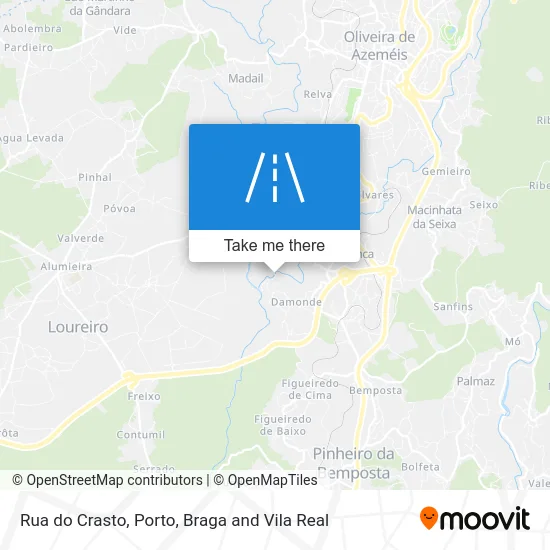 Rua do Crasto map