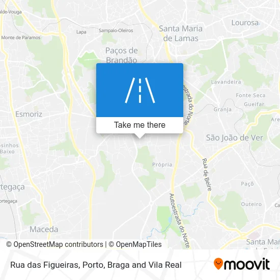 Rua das Figueiras map