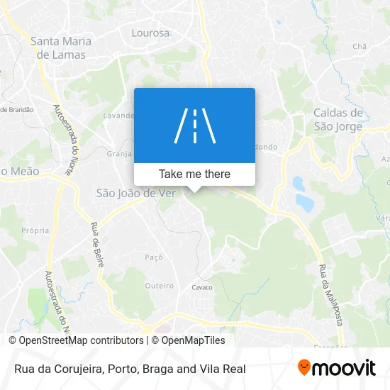 Rua da Corujeira map