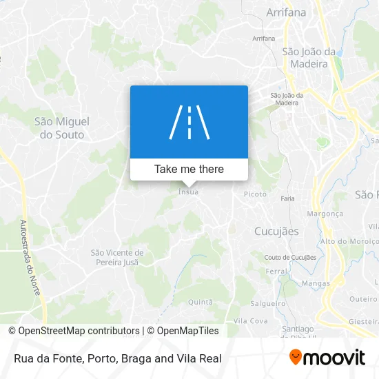 Rua da Fonte map