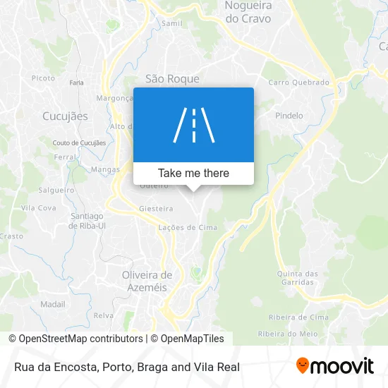 Rua da Encosta map