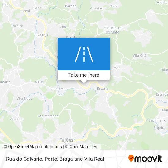 Rua do Calvário map