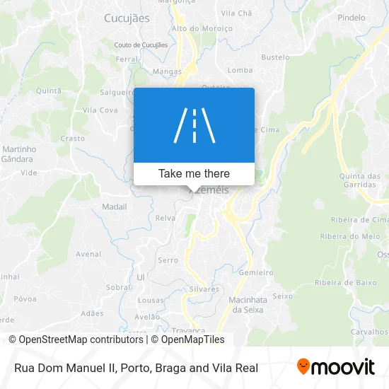 Rua Dom Manuel II map
