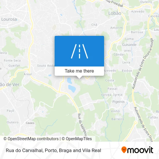 Rua do Carvalhal map