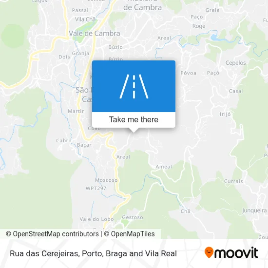 Rua das Cerejeiras map