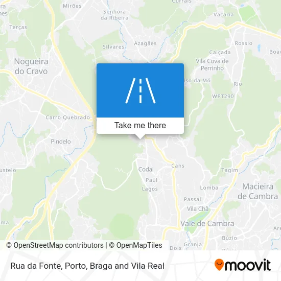 Rua da Fonte map
