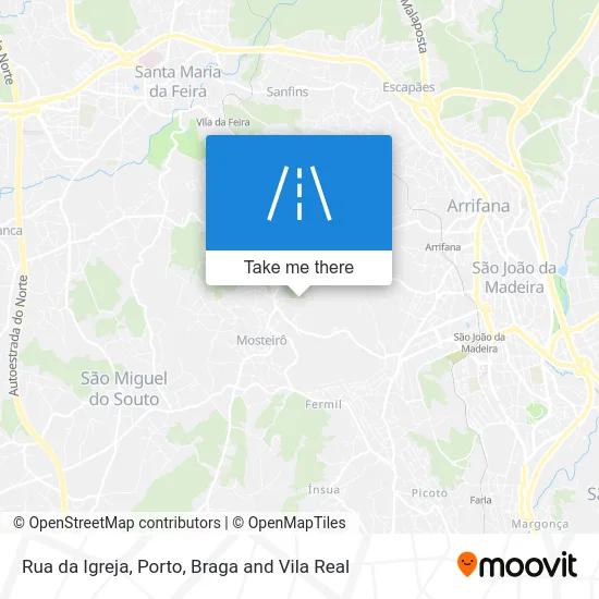Rua da Igreja map