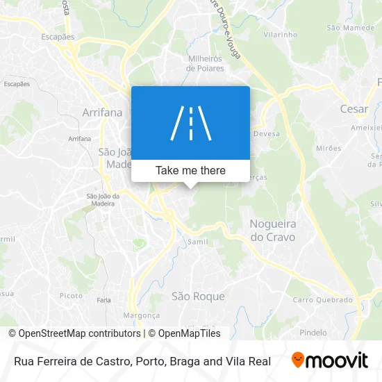 Rua Ferreira de Castro map