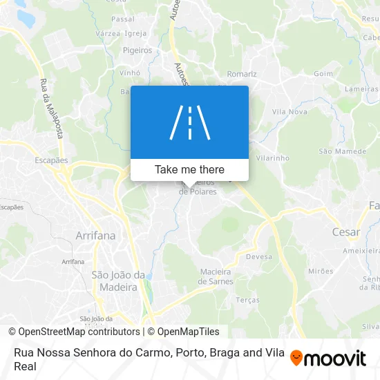 Rua Nossa Senhora do Carmo map