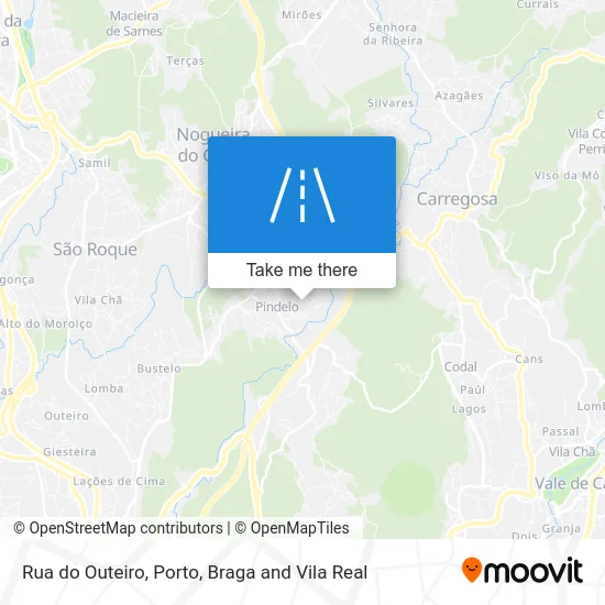 Rua do Outeiro map