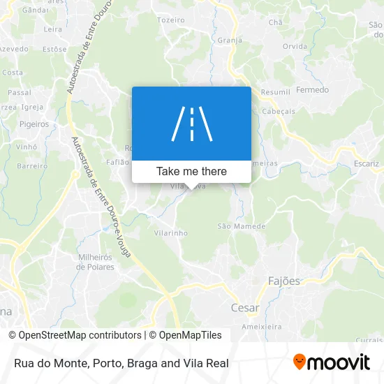 Rua do Monte map