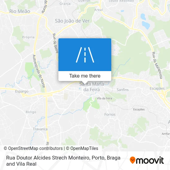 Rua Doutor Alcides Strech Monteiro map