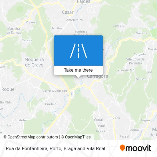 Rua da Fontanheira map