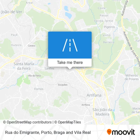 Rua do Emigrante map