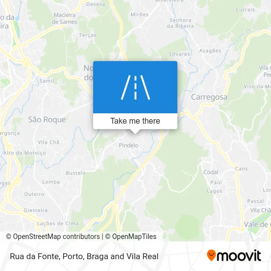 Rua da Fonte map