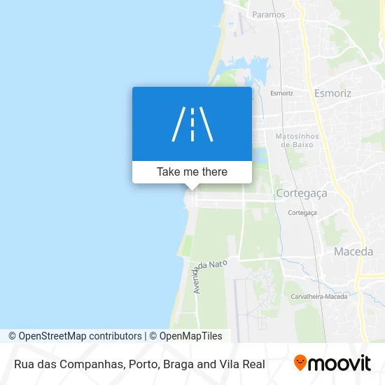 Rua das Companhas map