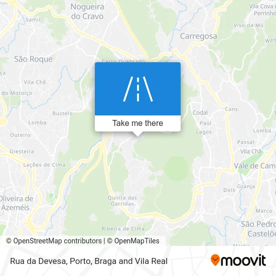 Rua da Devesa map