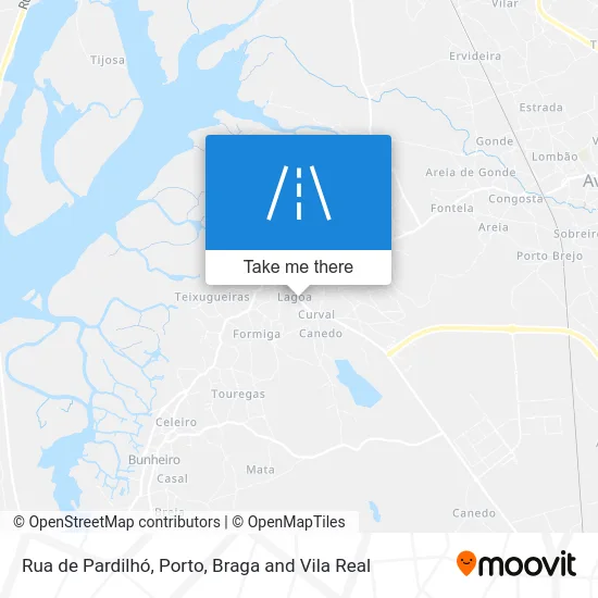 Rua de Pardilhó map