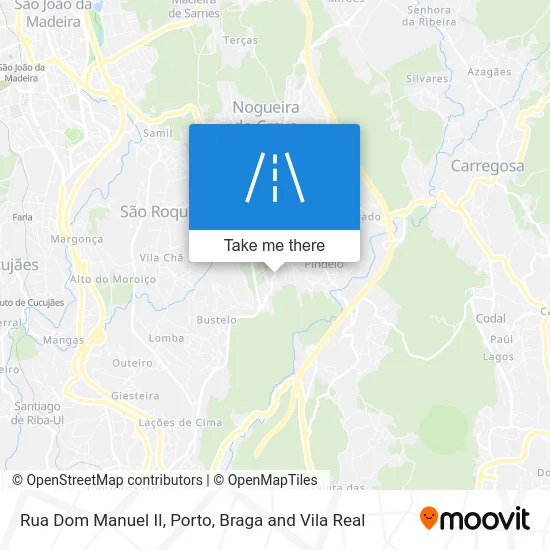 Rua Dom Manuel II map