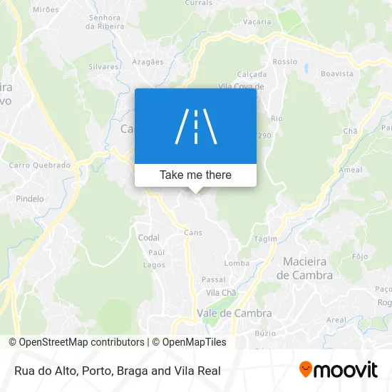 Rua do Alto map