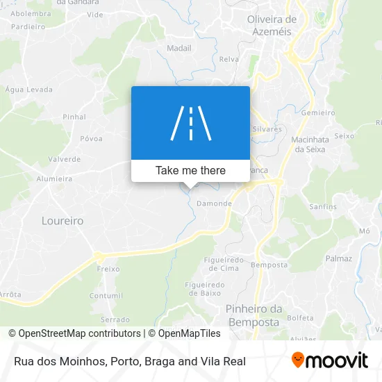 Rua dos Moinhos map