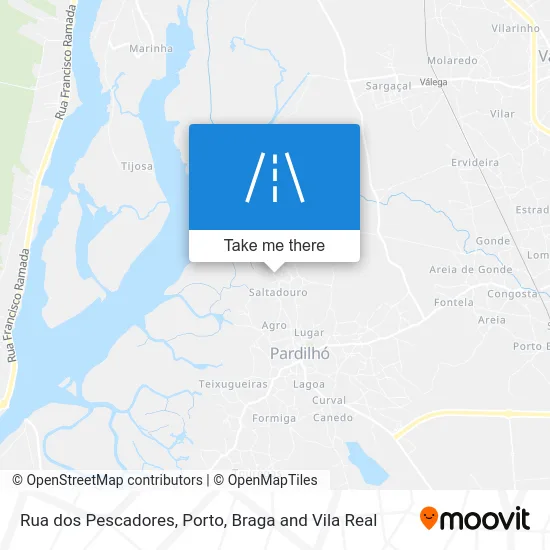 Rua dos Pescadores map