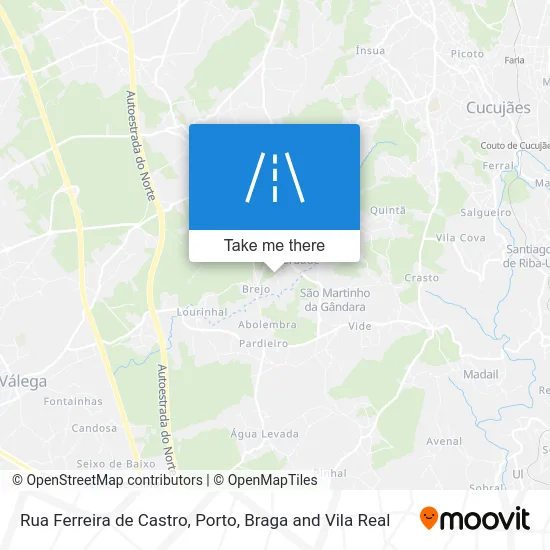 Rua Ferreira de Castro map