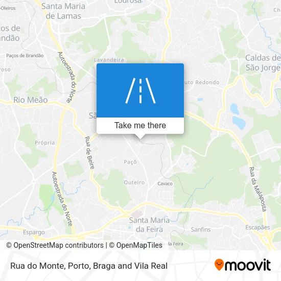 Rua do Monte map
