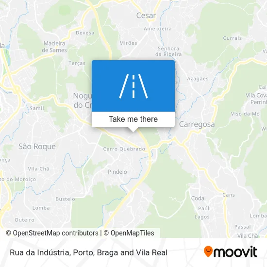 Rua da Indústria map