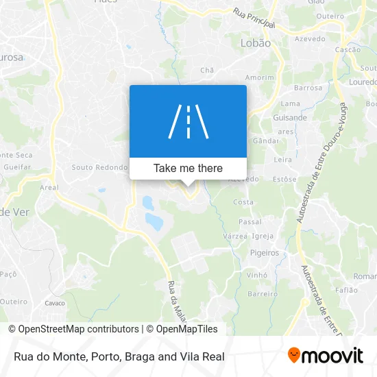 Rua do Monte map
