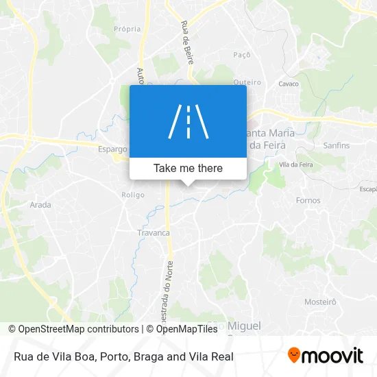 Rua de Vila Boa map