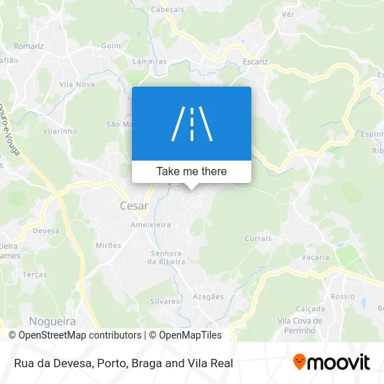 Rua da Devesa map