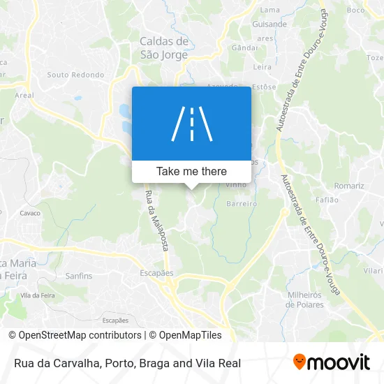 Rua da Carvalha map