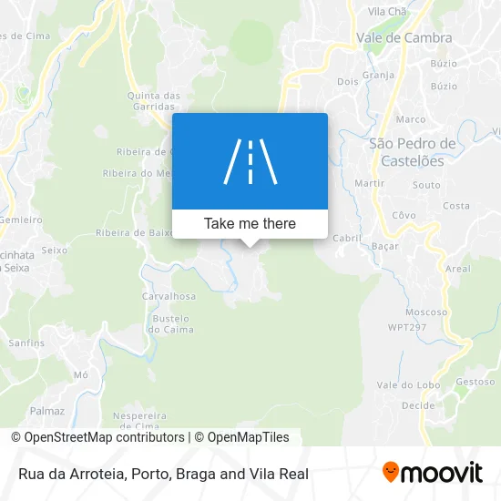 Rua da Arroteia map